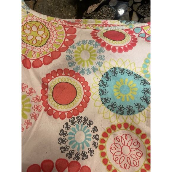 Thirty-One CITRUS MEDALLION Pink Gingham Crossbody Hobo REVERSIBLE Bag Purse LN - Picture 4 of 8